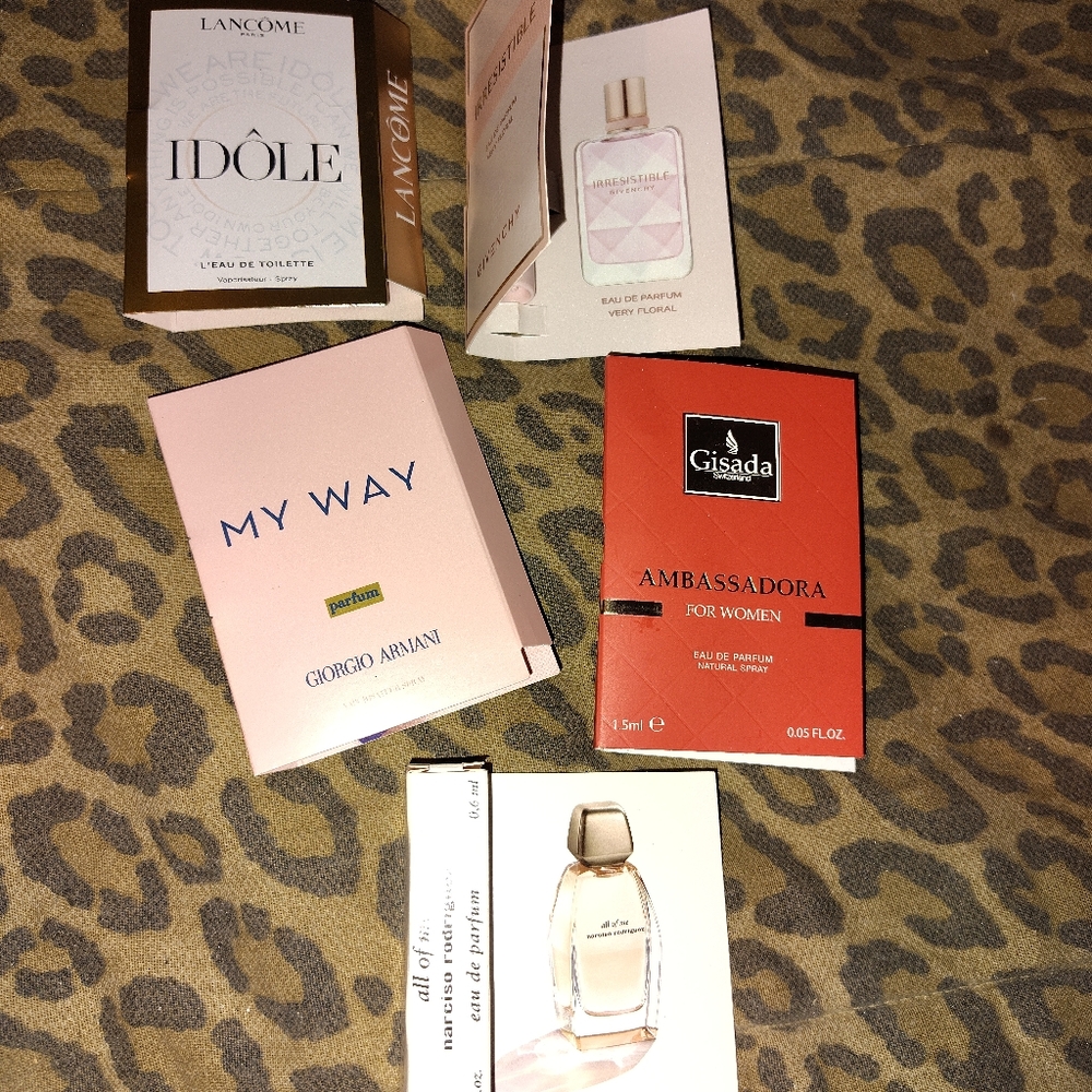Women's Perfume Samples X 5